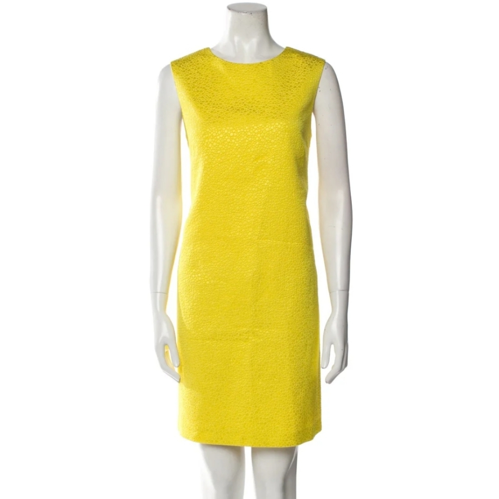 LK Bennett Yellow Mini Dress